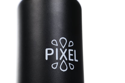 Obsidian Black Pixel Bottle 32 Oz