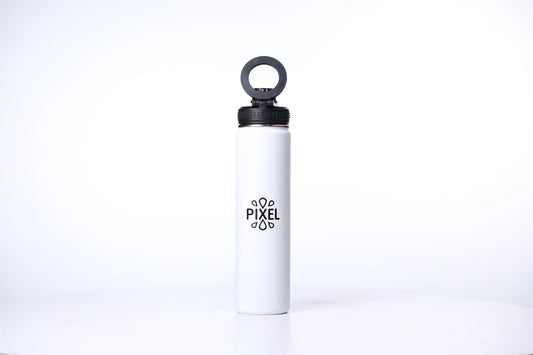 Icy White Pixel Bottle 24 oz