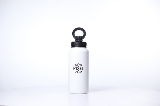 Icy White Pixel Bottle 32 oz